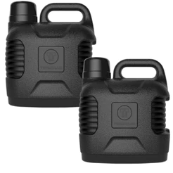Kit 2 Garrafão Térmico Preto 5 Litros Termolar Supertermo 10H Conservação Térmica Tampa Removível