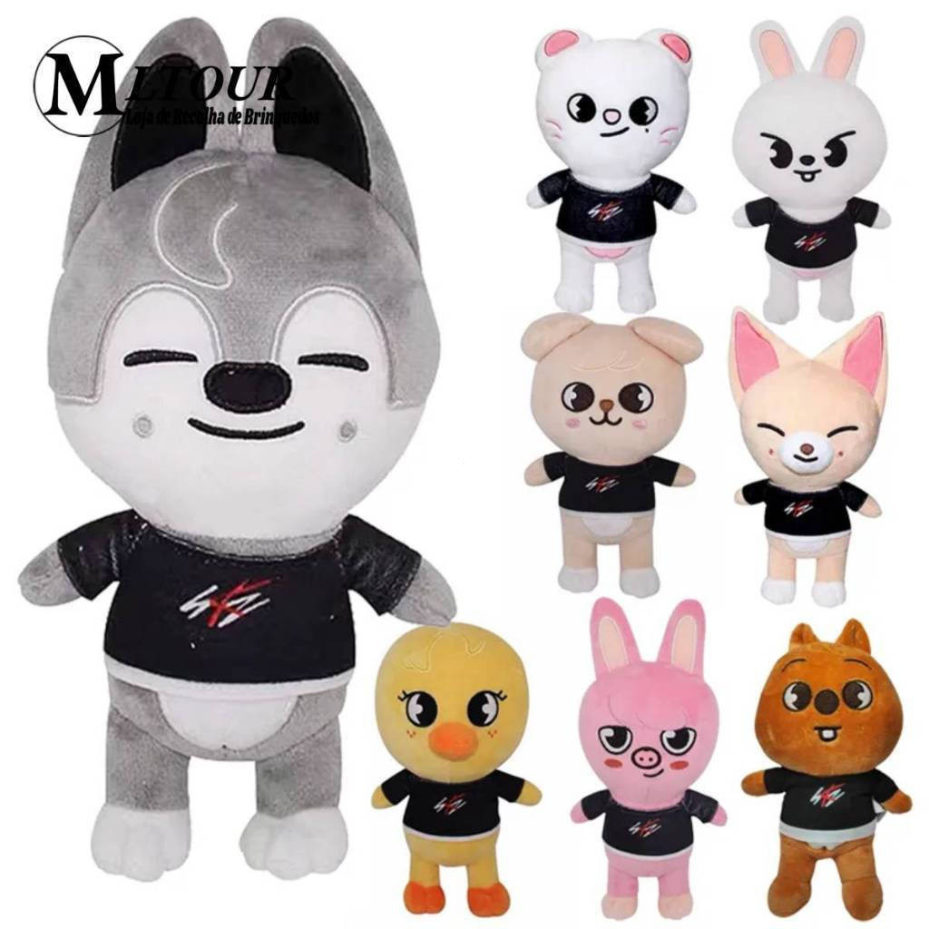 Novo skzoo boneca brinquedo de pelúcia crianças perdidas Leeknow Hyunjin presente