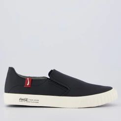 Tênis Coca Cola Philadelphia Leather Preto e Branco