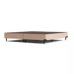 Base Sommier Linho Bege Queen (158x198x23) - Ortobom