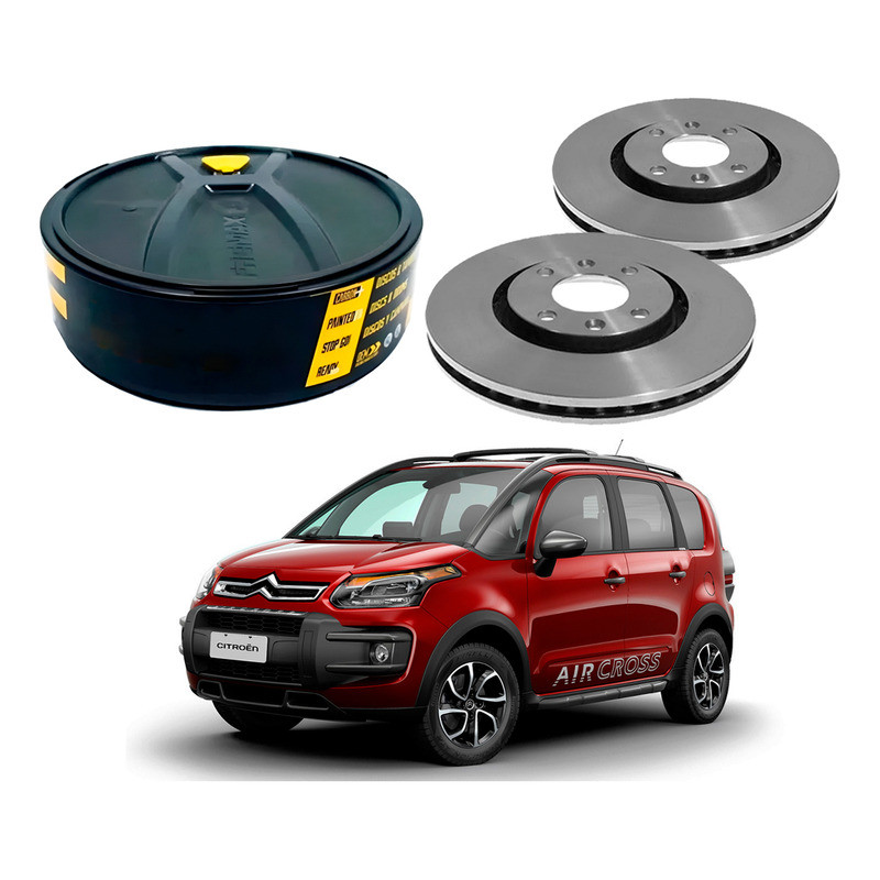 Disco Freio Dianteiro 283mm Citroën Aircross 1.6 2011 A 2015 em Oferta na Shopee