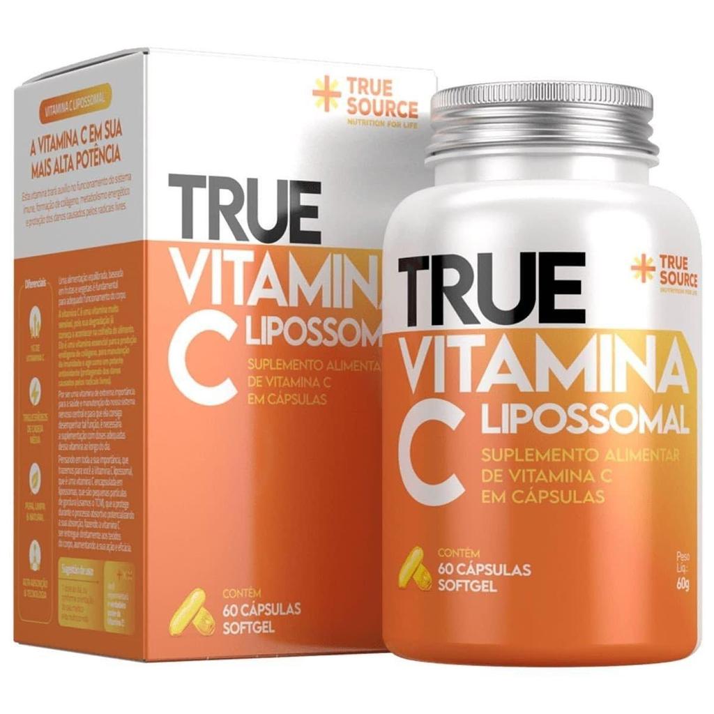 Vitamina C Lipossomal True Source 60 Cápsulas