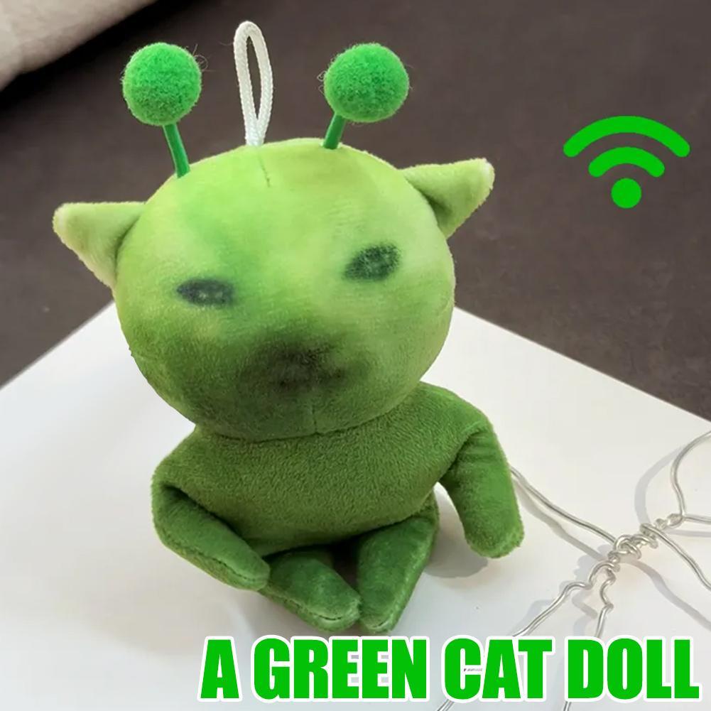 Ypdcodgreen Alien Cat Boneca De Pelúcia Efeitos Especiais Gato Pingente Engraçado Criativo Forma Mutável em Oferta na Shopee