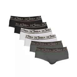 Kit 6 Cuecas Zorba Slip Comfort 674