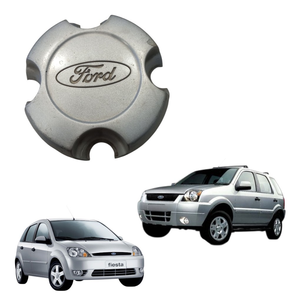 Calota central roda ford ecosport fiesta 2003 2004 2005 2006