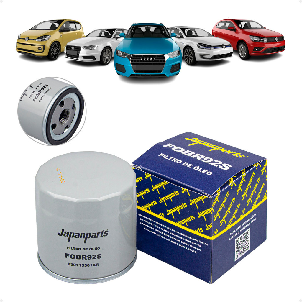 Filtro de Óleo Volkswagen Up Virtus Novo Polo Gol G6 Golf Jetta Tiguan T-Cross Vários