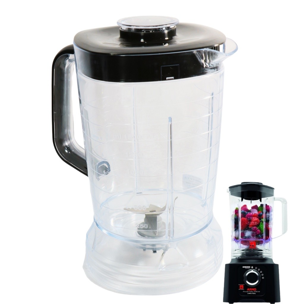Copo Jarra Liquidificador Arno Power Max 700w Resistente
