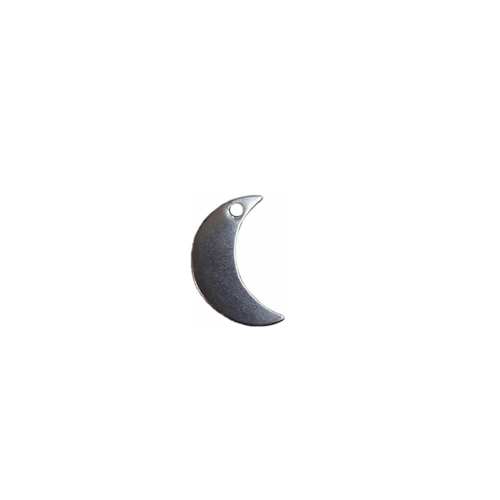 Pingente Ferramenta Lua 2,3 cm Ponto de Aço Mod8