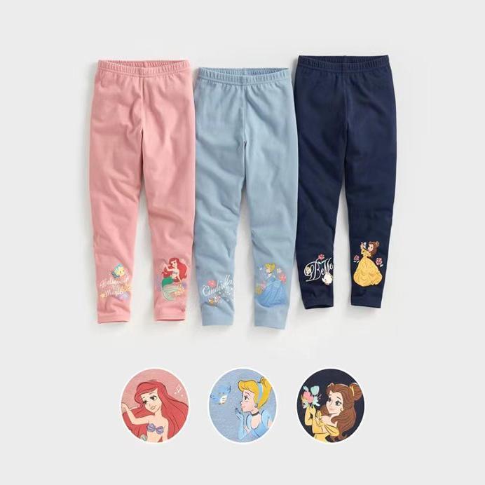 Primavera outono verão meninas leggings de algodão puro meninas bebê crianças dos desenhos animados leggings gelo prince