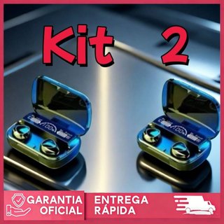 M10 Bluetooth 5.3 Estéreo TWS Fones De Ouvido Sem Fio Com Carregador De Banco De Potência