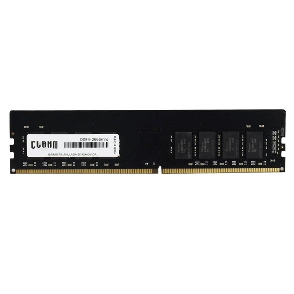Memoria DDR4 Clanm, 8GB, 2666MHz, Preto
