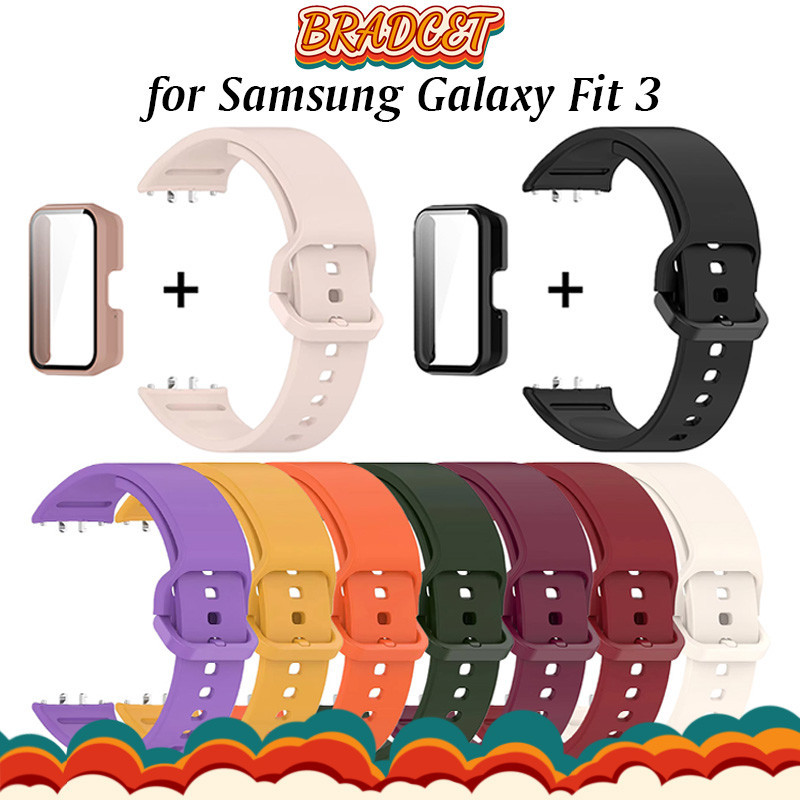 Pulseira Silicone Capinha Capa Case Com Vidro Para Relógio Smartwatch Samsung G