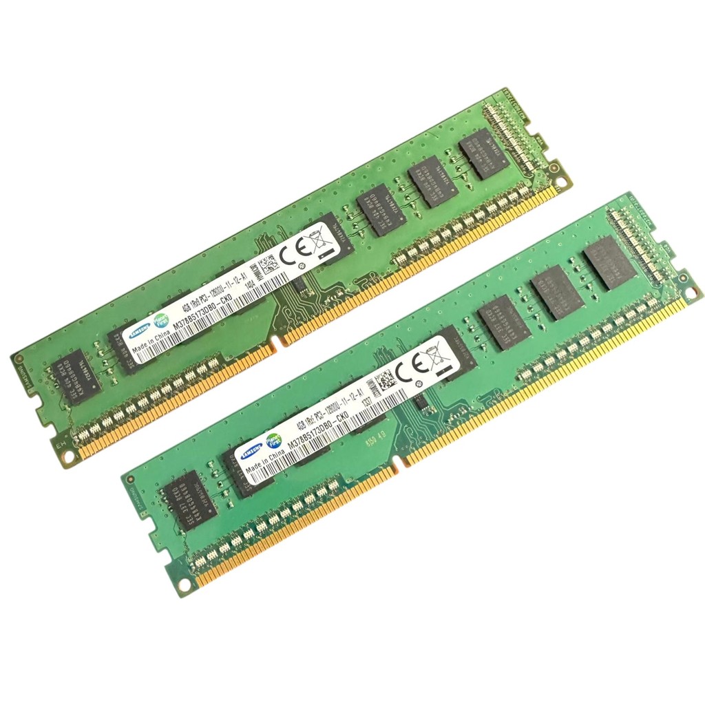 Memória Ram De 4 Gb Samsung 1rx8 Pc3-12800u-11-12-a1 - Verde