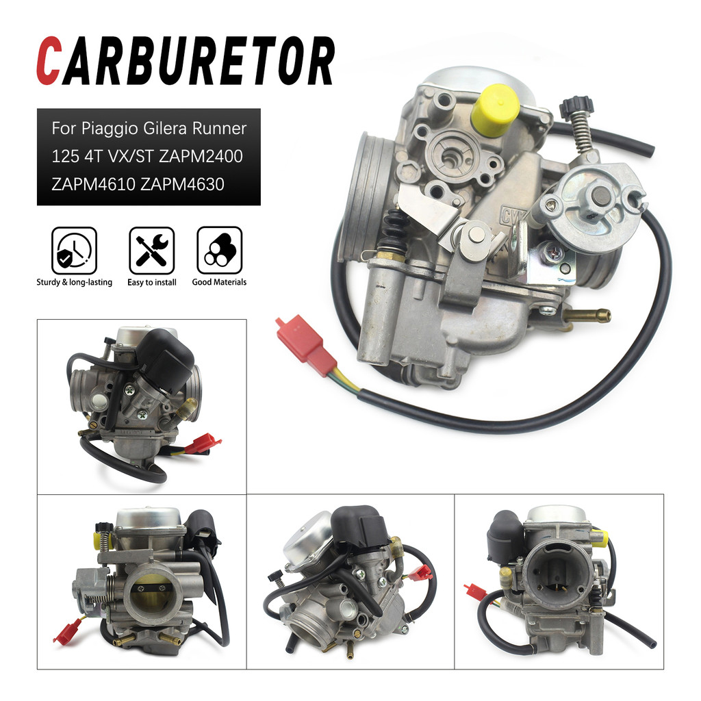 Carburador Keihin Para Motocicleta , Vespa Piaggio Gilera Runner 125 4T VX/ST ZAPM2400 Zafm4610 ZAPM4630