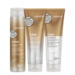 Kit Joico Sh, Cond e Máscara para Cabelos Danificados e Secos K-Pak