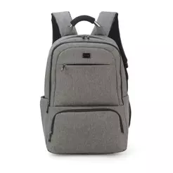 Mochila de Costas Média Executiva Business Notebook Polo King - Cinza