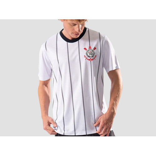 Camisa Corinthians Masculina Braziline Original Time Do Povo