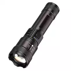 Lanterna Tática Militar LED de Alto Alcance para Camping e Emergências