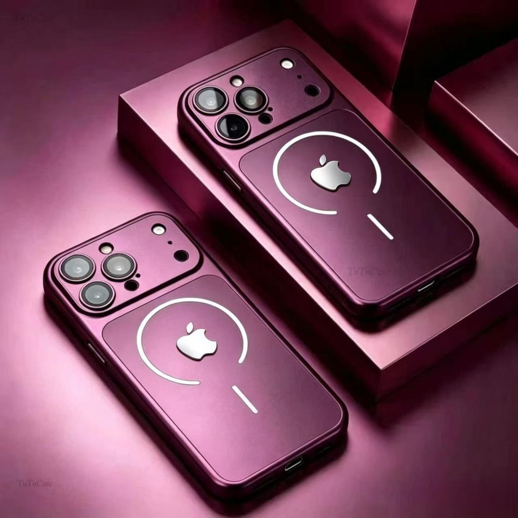 Nova capa de telefone de vidro fosco iPhone 18 17 16 15 14 13 12 11 Pro Max resistente a choques resistente a arranhões