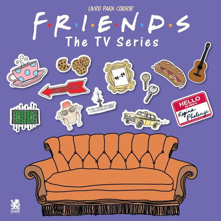 Livro para Colorir Antiestresse | Friends
