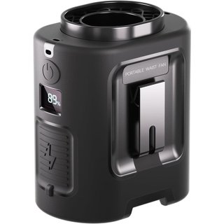 Ventilador de Cintura Portátil Gewanolla, 4 Velocidades, Fluxo de Ar Forte de 13000RPM, Ventilador de Cinto com até 22 H