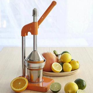 Fabricante Manual De Suco De Laranja , Espremedor Resistente , Esmagamento Cítrico De Aço Inoxidável Eficiente