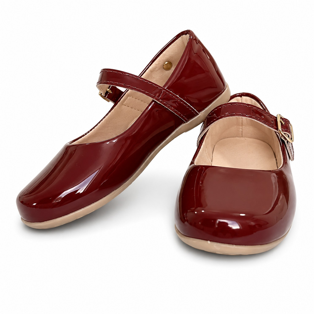 Sapatilha Feminina Infantil Confortável Elegante Fivela Coração 3290-01 — imagem 2 de 2