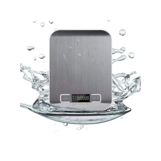 Balança de Cozinha Digital 10kg em Inox Alta Precisão 1g Dieta Fit com Tara LCD Pilhas Inclusas Envi