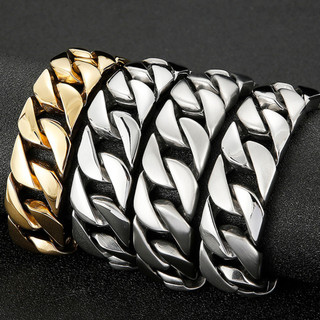 Pulseira Homem Titânio 20MM Matte Faixas De Aço Inoxidável Pulseiras Sobre Mão Joalheria Masculina