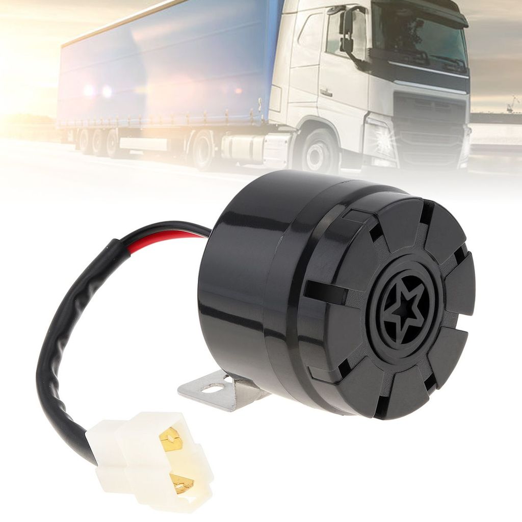 Buzina De Campainha Reversa 12V-24V , IP67 À Prova D'água , 105dB , 60 Mm De Diâmetro , Plástico ABS