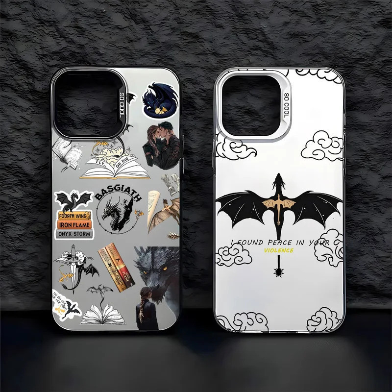 Capa de Telefone Dragon F-Fourth Wings para Xiaomi Mi 14T 14 13 12 12T 11 Lite P