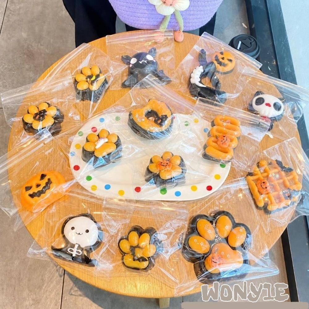 WONY1E Brinquedos De Apertar De Halloween , Brinquedo Sensorial De Patas De Gato De Recuperação Lenta De Descompressão D