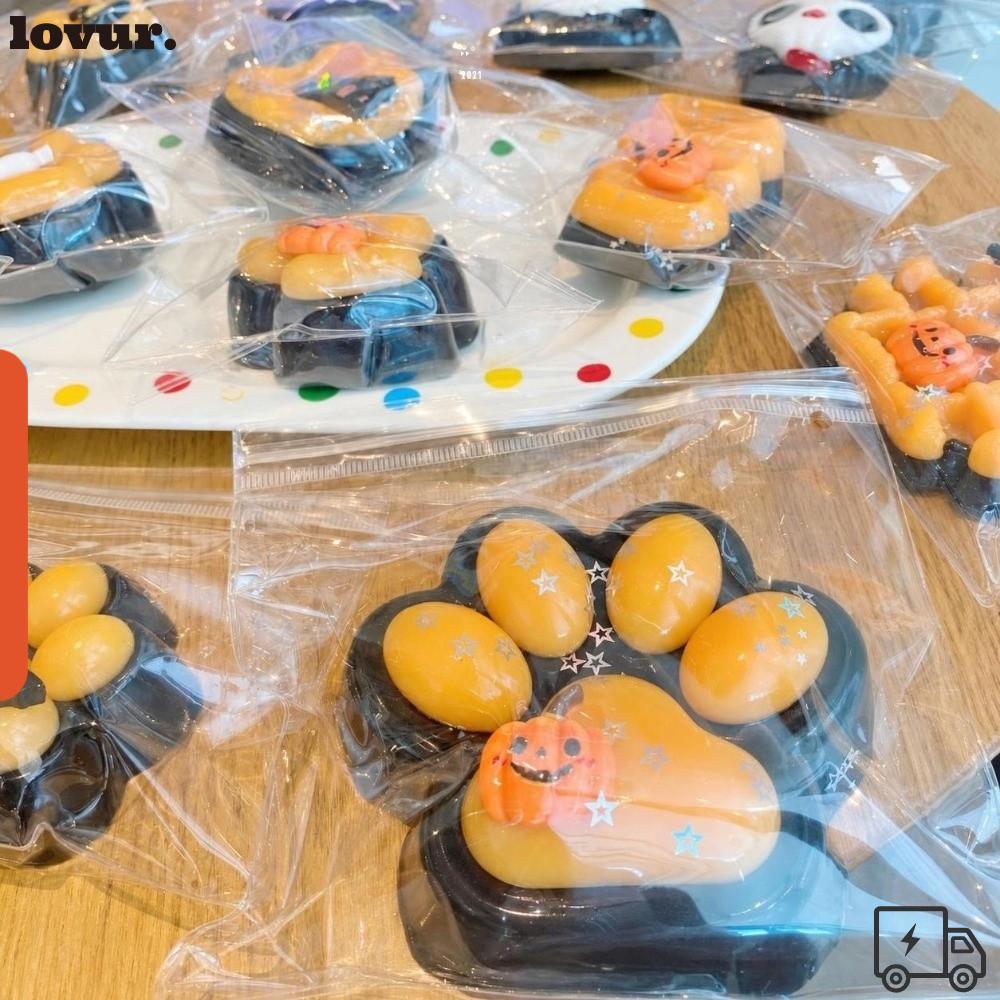 Brinquedo Sensorial LOVUR , Patas De Gato , Recuperação Lenta , Brinquedos De Apertar De Halloween , De Descompressão De