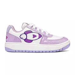 Tênis Infantil katlen Dos Rosa DDR02K Branco Lilás Casual 28 ao 35