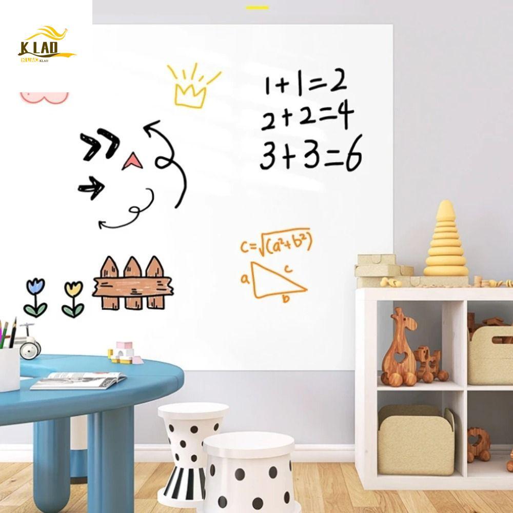 Adesivo De Quadro Branco Pequeno Tamanho KLAOSD A4A5 , Brinquedo De Desenho Infantil Adhensivo , Mini De Mensagem , PVC