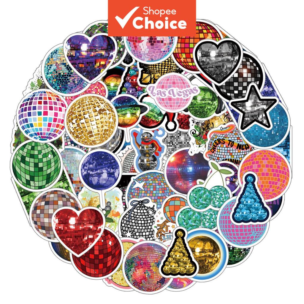 Adesivos Estéticos Para Salão De Dança , Bola De Discoteca , 650 Peças , À Prova D'água , Vinil Laptop , Skate , Scrapbo