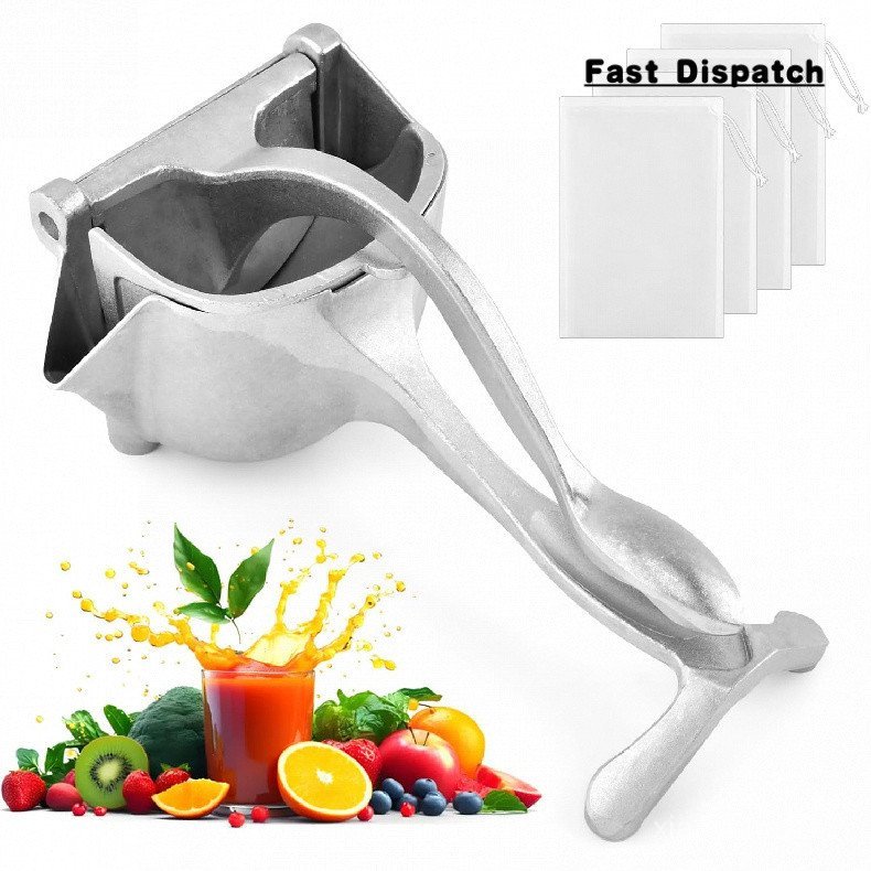 Espremedor de Frutas, Extrator de Suco de Frutas Frescas em Liga de Alumínio, Espremedor Manual de Limão, Extrator Manua