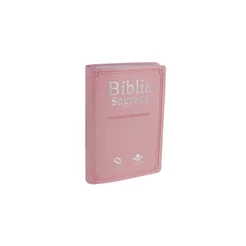 Bíblia Sagrada | Letra Normal | NAA | Capa Rosa Claro Popular