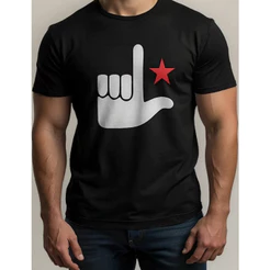 Camiseta Unissex Personalizada LULA Faz o L Camisa Básica 100% Algodão Premium Classe