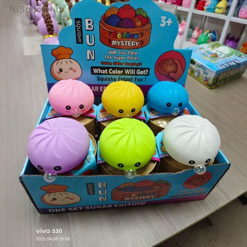 [Nis] Brinquedo Colorido De Pão Bolha Antiestresse Com Vaporizador Ótima Inquietação Para Adultos E Crianças [BR]