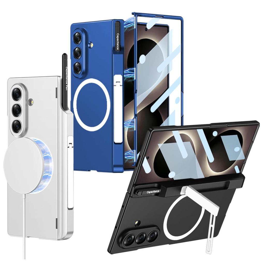 Suporte Lateral Integrado Capa De Filme Magnético Para Samsung Galaxy Z Fold 5 4
