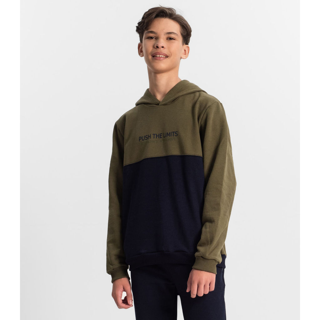 Moletom Juvenil Masculino Com Capuz Minty Verde