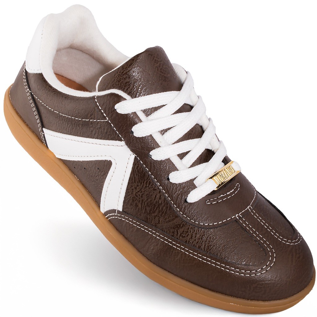 Tênis Vizzano Feminino Casual Original Confortável Moda 1430 Chocolate