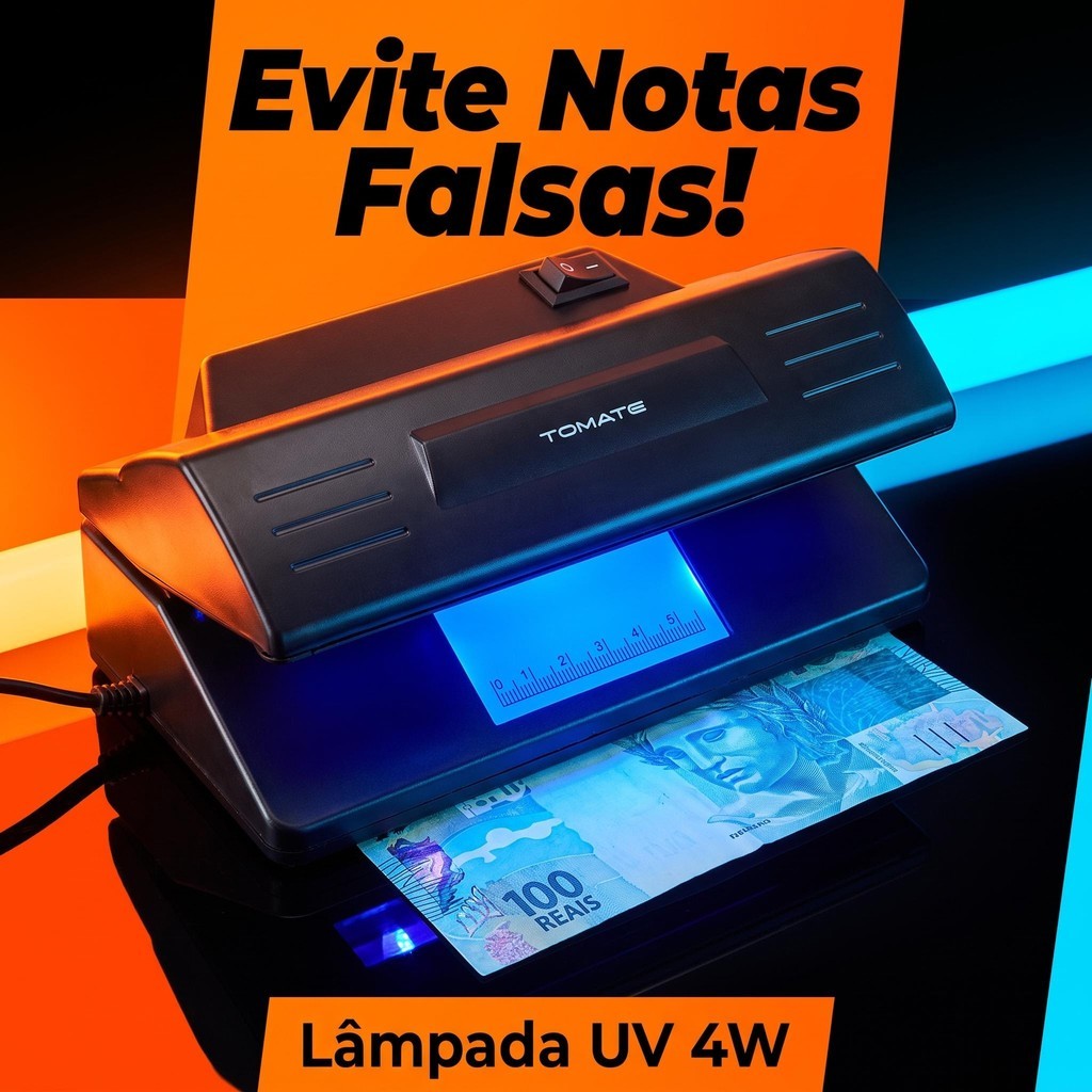 Identificador Detector Cédulas Notas Dinheiro Docs Falsos