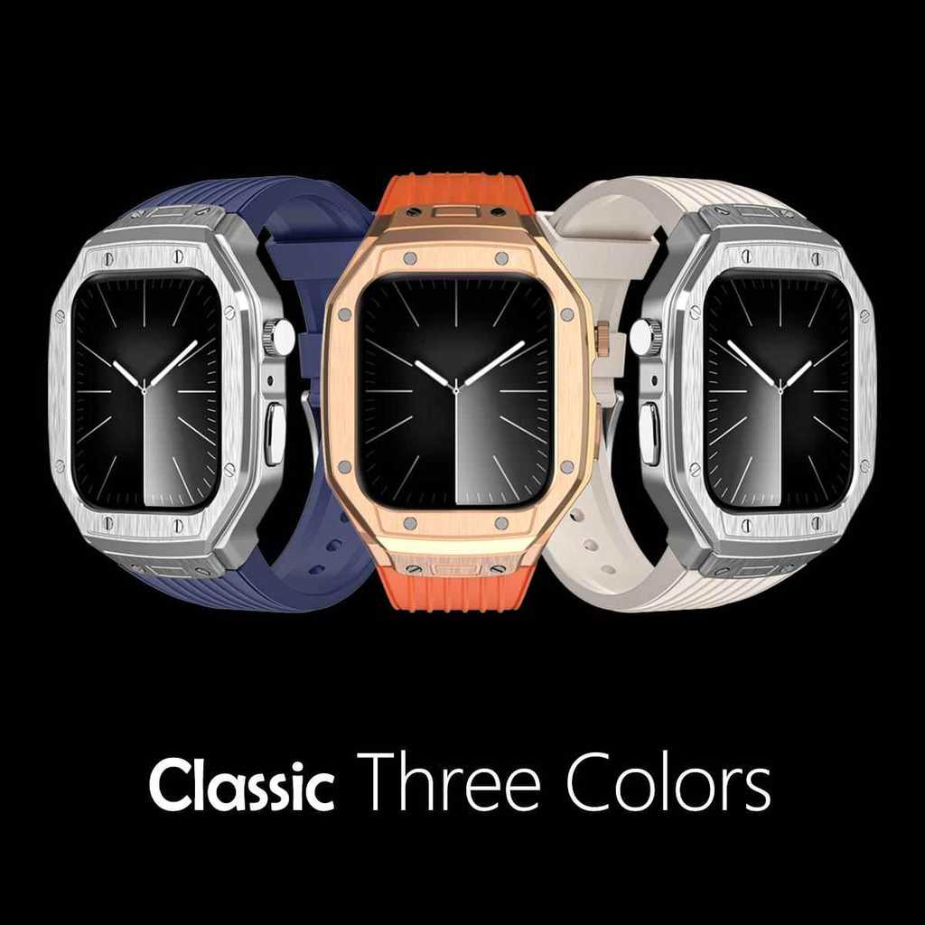 Adequado para capas protetoras Apple Watch iWatch 12 unhas de Metal modificado A