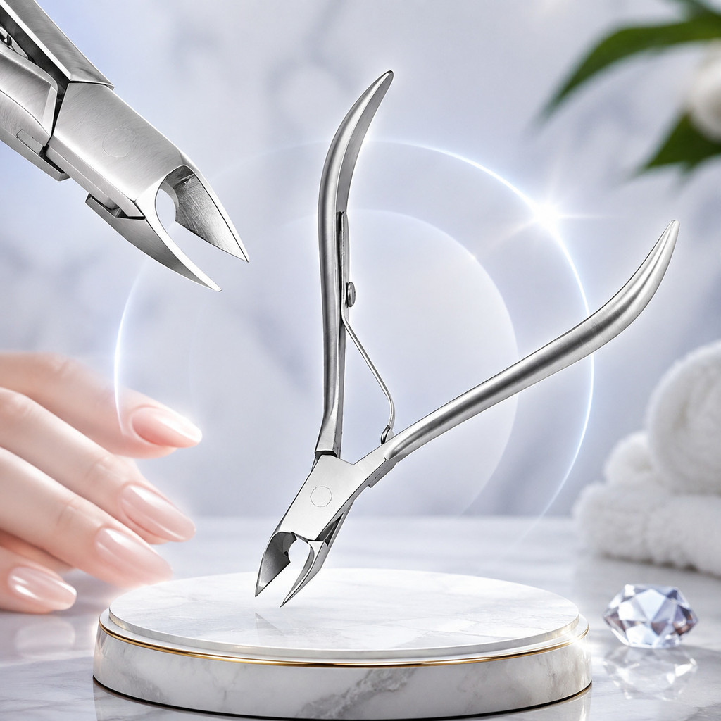 Alicate de Cutícula em Aço Inox | Corte Preciso para Manicure e Pedicure com Pegada Confortável**