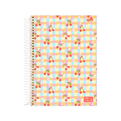 Caderno 10 Matérias Universitario 160 Folhas Stella - Jandaia Capa:Cereja