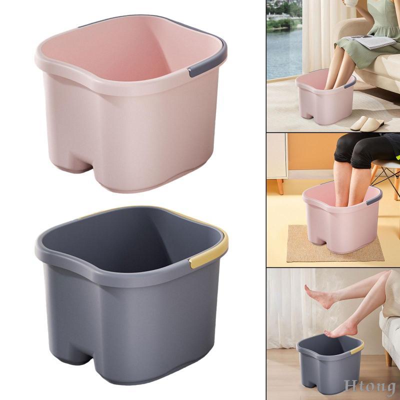 [Htong] Bacia De Banho Para Pés Banheira De Imersão Spa Massagem Com Capacidade Profunda PP Espessado Resistente Ao Calo