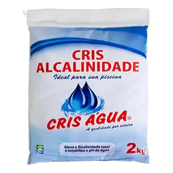 Elevador De Alcalinidade Cris Água 2kg Ph Estável Piscina