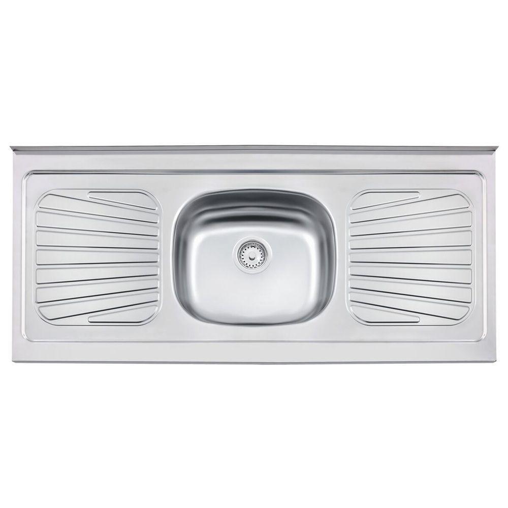 Pia De Apoio Tramontina New Raggi 40 Em Aço Inox 120x52cm
